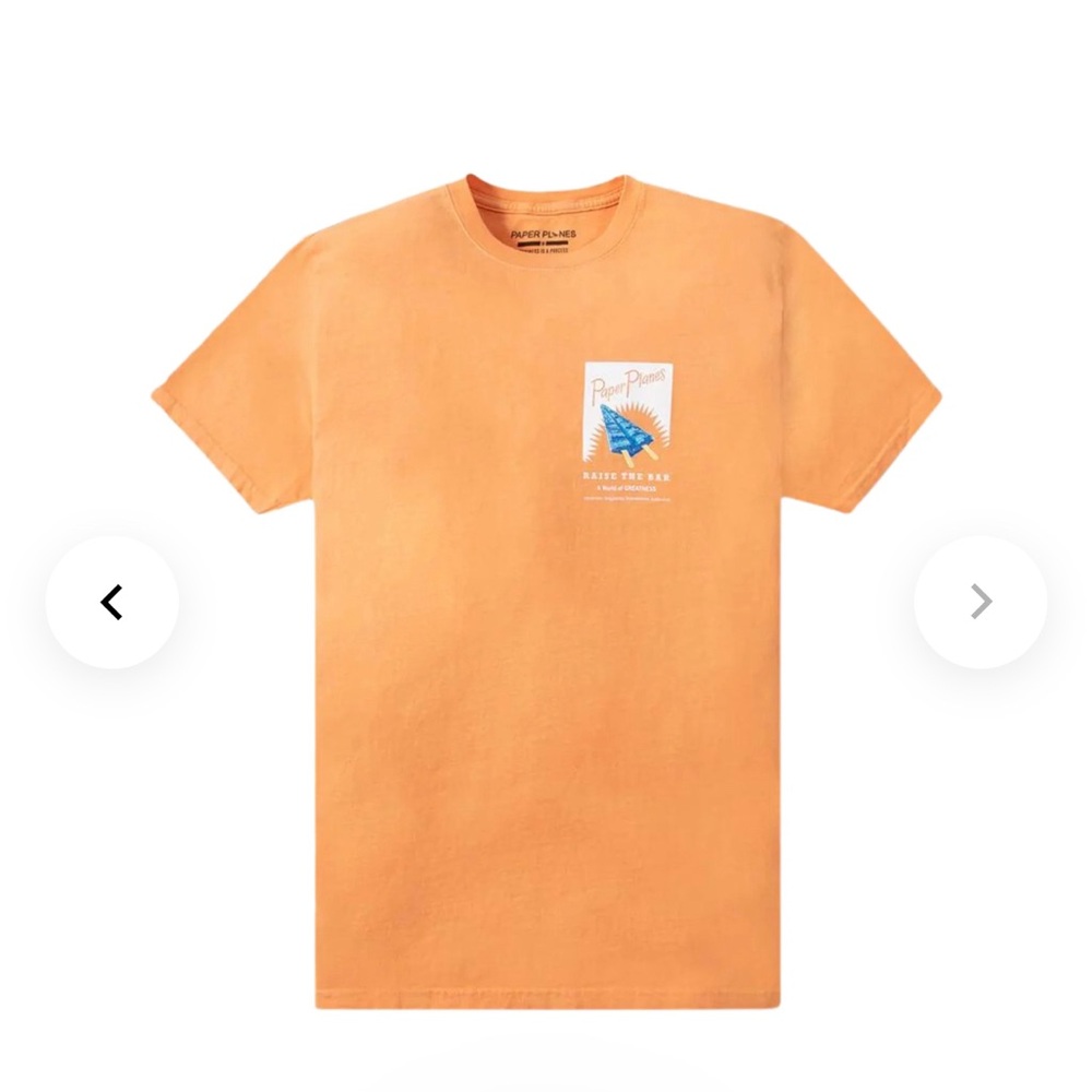 Paper Planes Blue Raspberry Plane Pop tee NWT